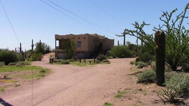 From end of driveway facing west