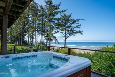 SPA ON FIRST FLOOR DECK.