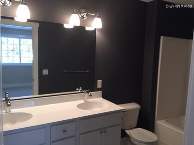 Master bath with double sinks