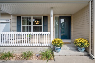 Very welcoming covered front entry porch, step inside!