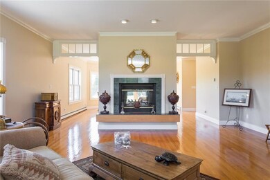 With raised hearth see-through...