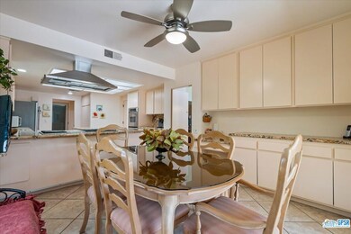 Dining within kitchen