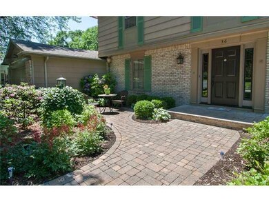 Exterior Front Brick Courtyard