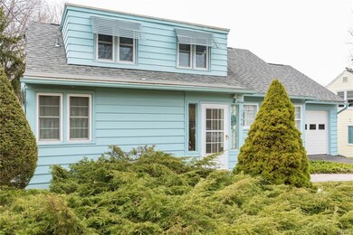 Another view of the front of the house displays th
