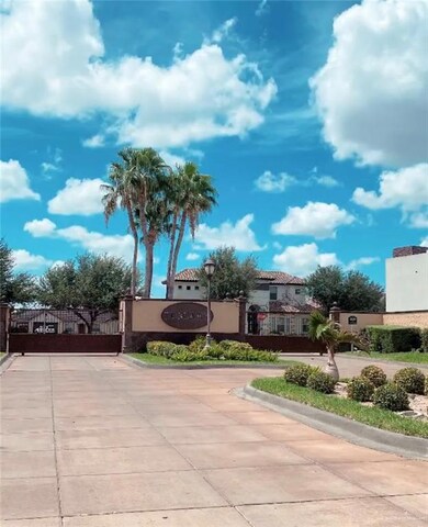 Entrance to gated community