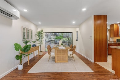 Dining room right off the kitchen