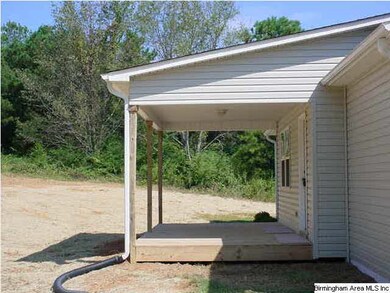 Covered back porch