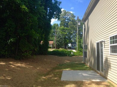 Backyard and patio.