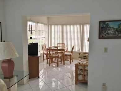 View into den