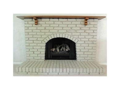 Fireplace.
