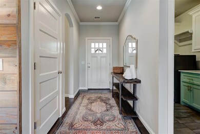 Huge storage closet that extends beneath the stair