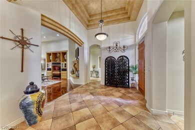 Foyer with Tray Ceiling