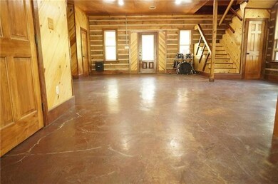 Easy care Stained concrete floor.  Just look at th