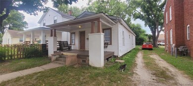 View of front facade featuring a porch