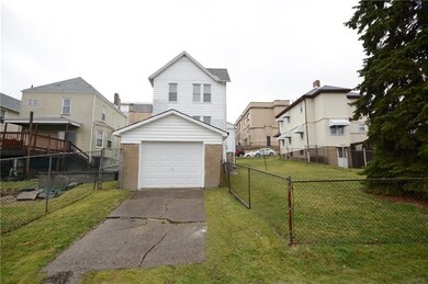 Back of house and garage