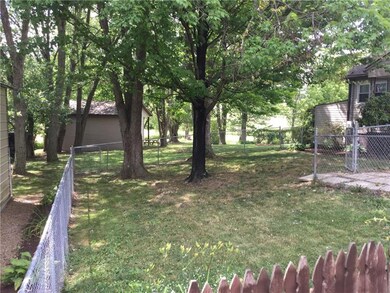 Part of this private back yard is fenced for your 