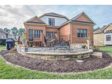 Beautiful raised terrace and bluestone patio!
