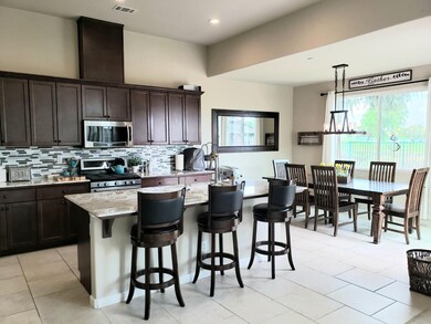 Open concept kitchen