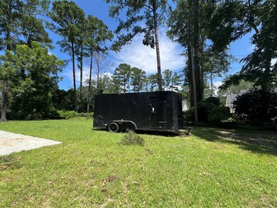 fenced  back yard