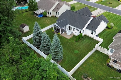 Rear Of Home