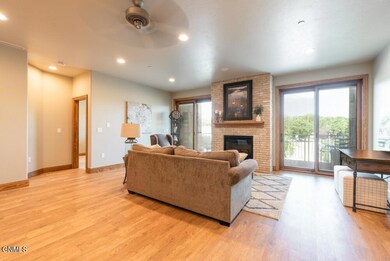 Living room with natural light
