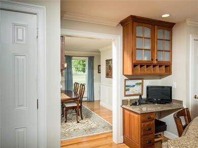The kitchen has an ideal work...