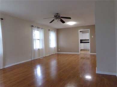 Living room looking to the kitchen