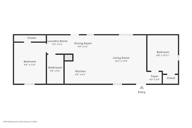 Floor plan / room layout