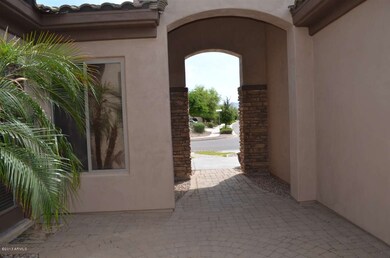 Entry to courtyard
