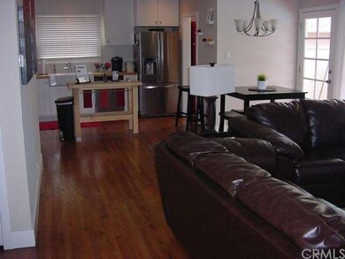 Open Living Area and Kitchen: