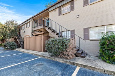 View of back entrance from parking lot