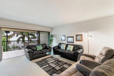 Living area with access to screened lanai