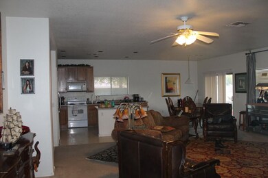 family room adjacent to kitchen/dining