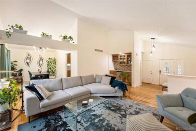 Living room - open floor plan to entry, dining and