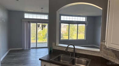 kitchen opens into the huge living area & walkout