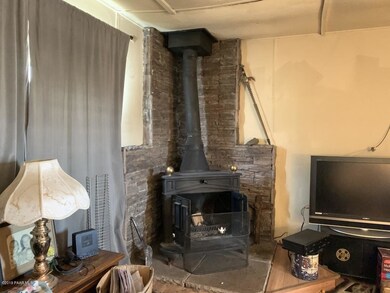 LivRm wood stove