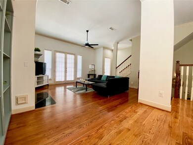 View of living area from dining