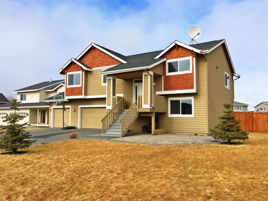 Huge landscaped front yard