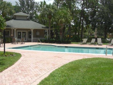 Community pool across from unit