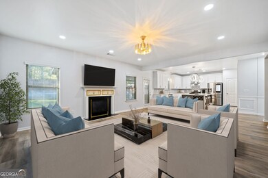 View to Kitchen-Virtually Staged