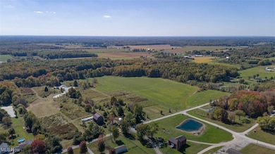 Aerial view of property's location featuring rural landscape