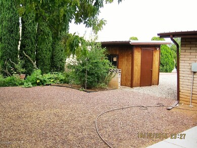 Storage Shed on west side of the house