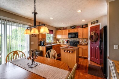 Dining area & kitchen with walk-in pantry