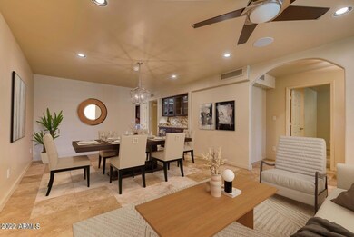 Staged Dining - Living Area