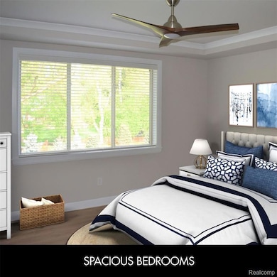 Virtually Staged Bedroom