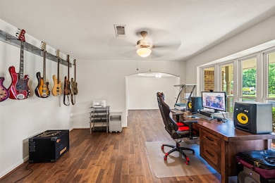 This inviting flex/study space offers endless poss