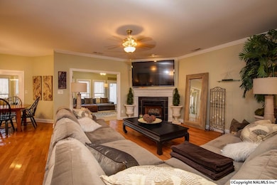Cozy up in front of the gas log fireplace in this spacious family room!