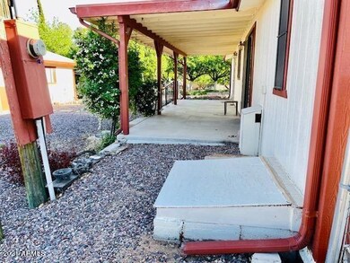 Rear patio