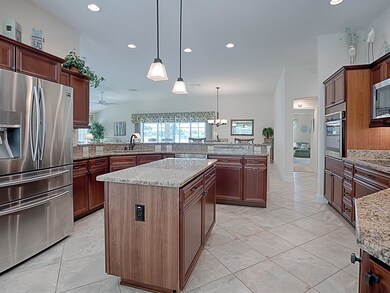 EXPANDED KITCHEN ALLOWS FOR AN ISLAND WITH PENDANT