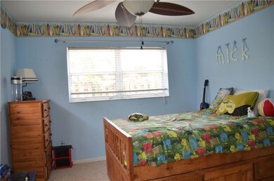 Guest bedroom ready for a surfer lover!